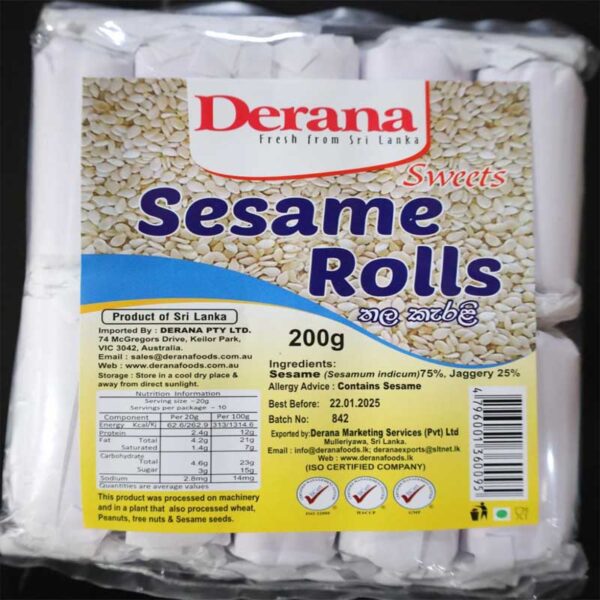 Sesame Rolls