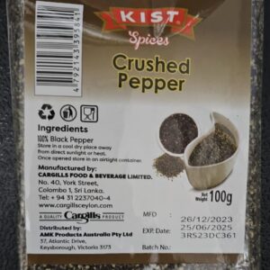 Kist Crushed Pepper 100g