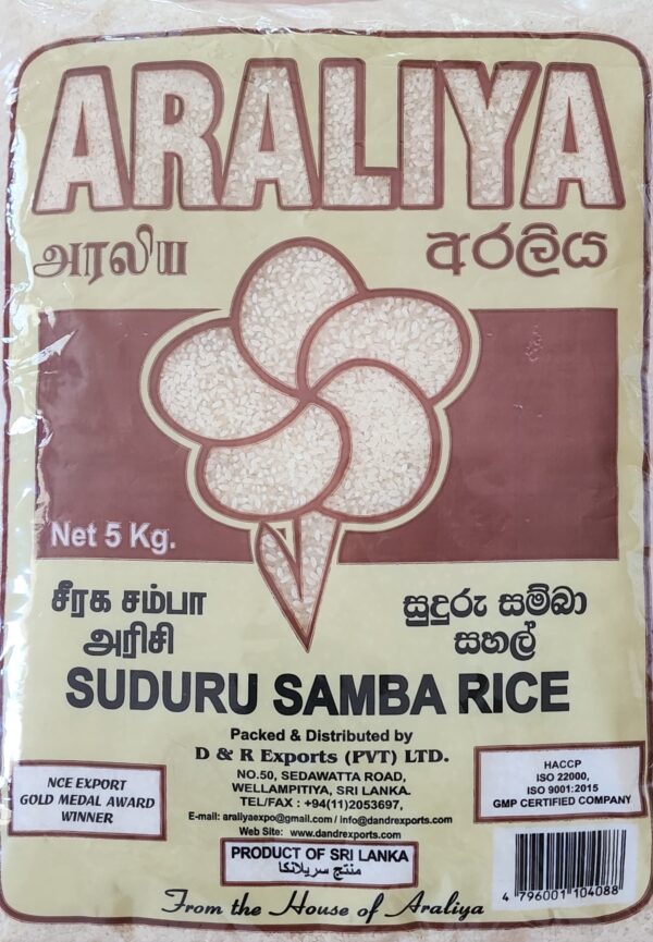 Araliya Suduru Samba 5kg