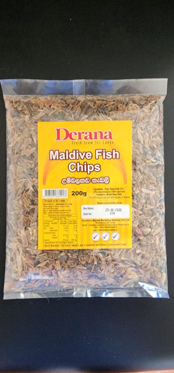Derana Maldives Fish Chips 200g